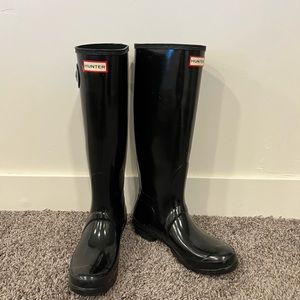 Black Hunter Boots size 9